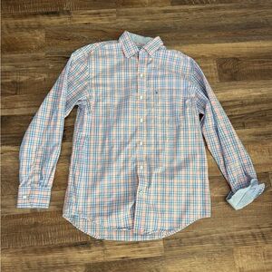 Izod Men's Plaid Button-Down Shirt